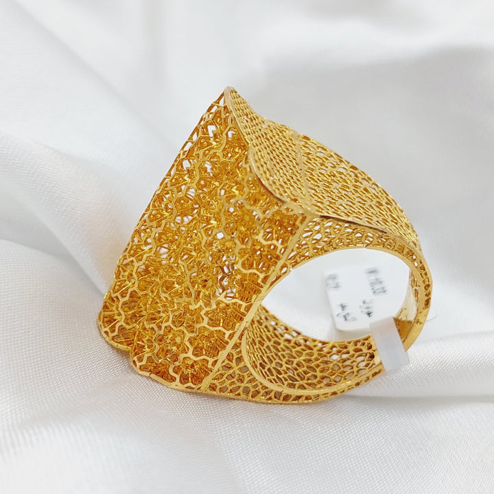 21K Gold Fancy Ring by Saeed Jewelry - Image 11