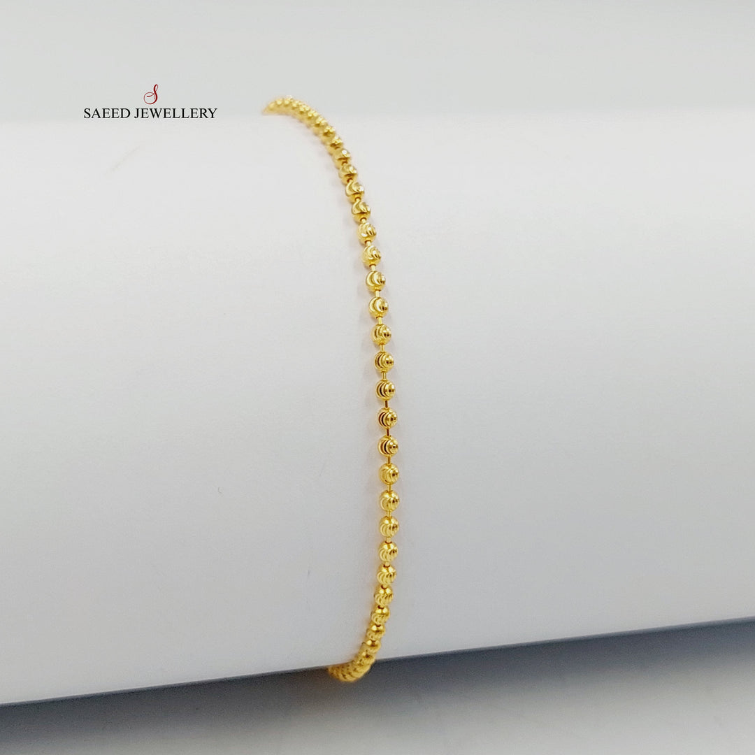 21K اسوارة طابات اكسترا-مجوهرات الشيخ سعيد-Saeed Jewelry 