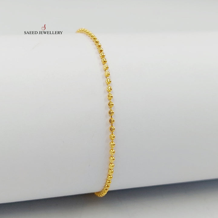 21K اسوارة طابات اكسترا-مجوهرات الشيخ سعيد-Saeed Jewelry 