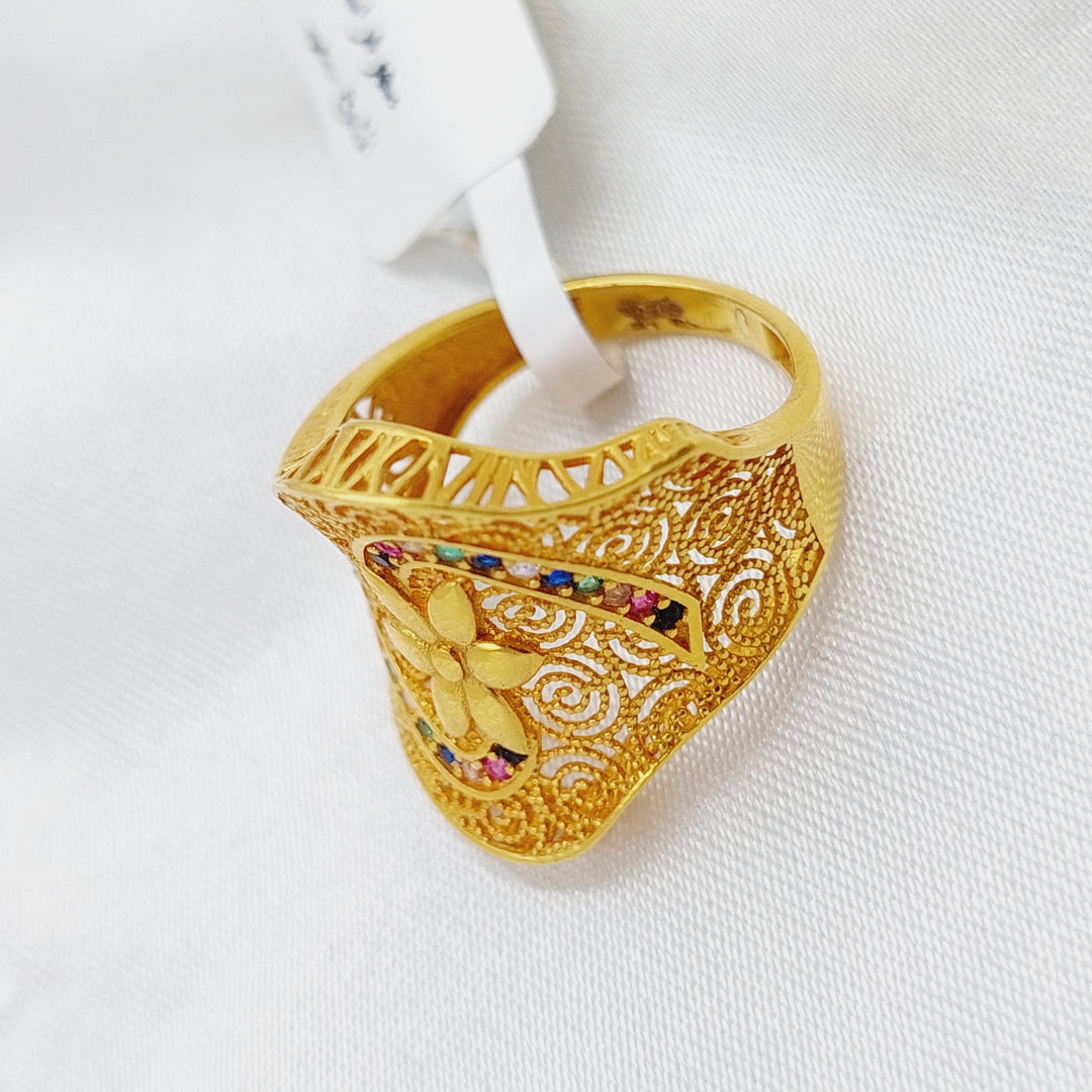 21K Gold Fancy Ring by Saeed Jewelry - Image 10