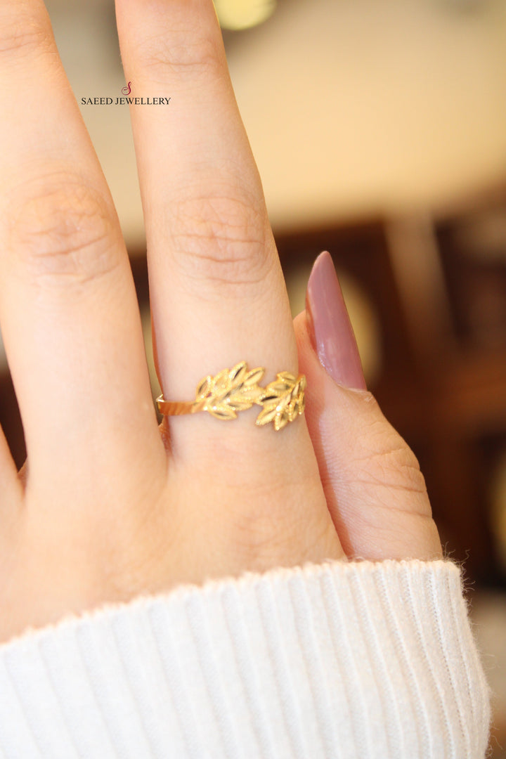 21K Gold Spike Ring by Saeed Jewelry - Image 8