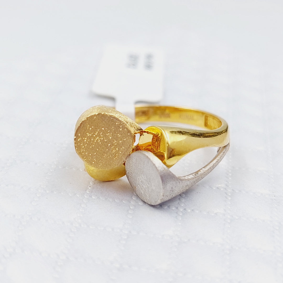 21K Gold Colorful Turkish Ring by Saeed Jewelry - Image 10