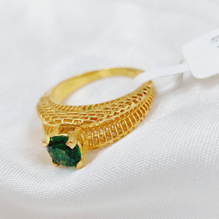 21K Gold Wedding Ring by Saeed Jewelry - Image 9