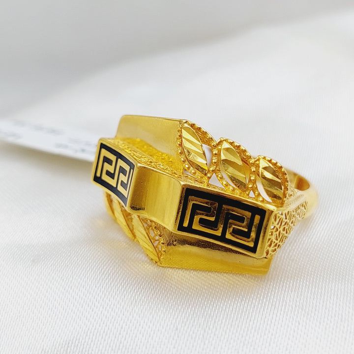 21K Gold Fancy Ring by Saeed Jewelry - Image 7