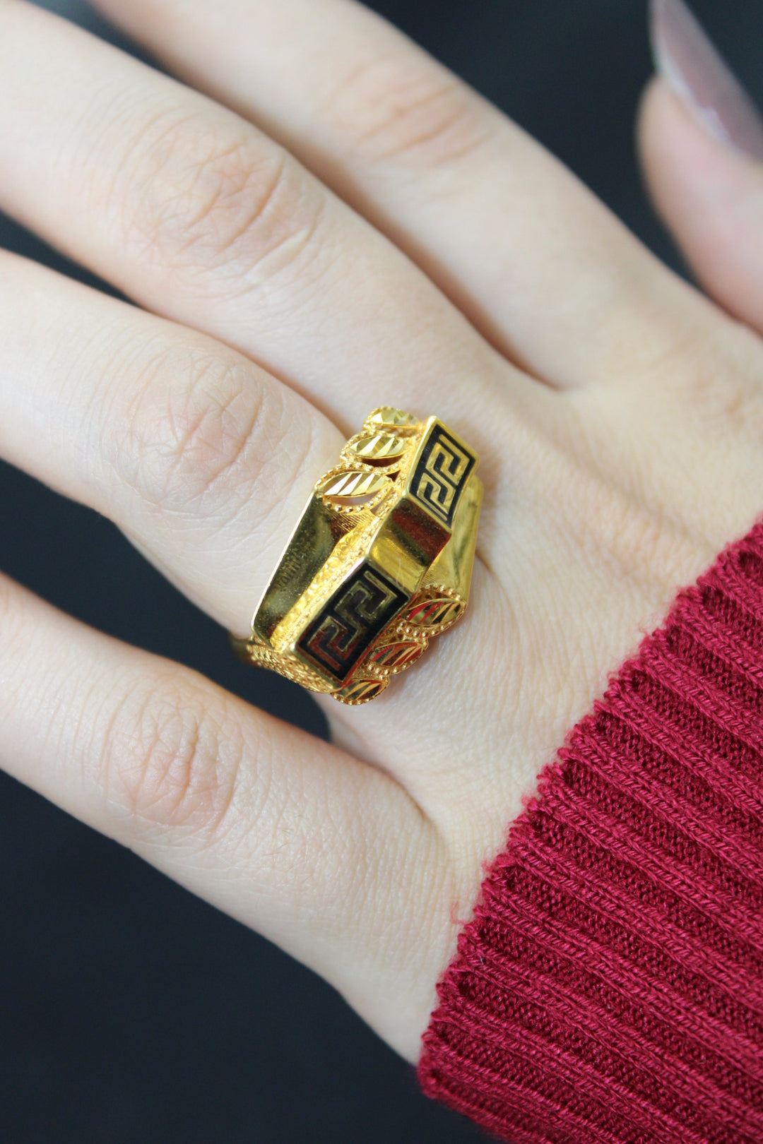 21K Gold Fancy Ring by Saeed Jewelry - Image 8