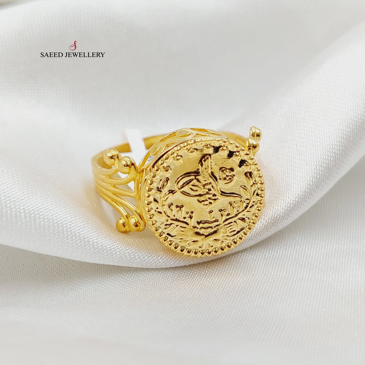 21K خاتم رشادي-مجوهرات الشيخ سعيد-Saeed Jewelry 