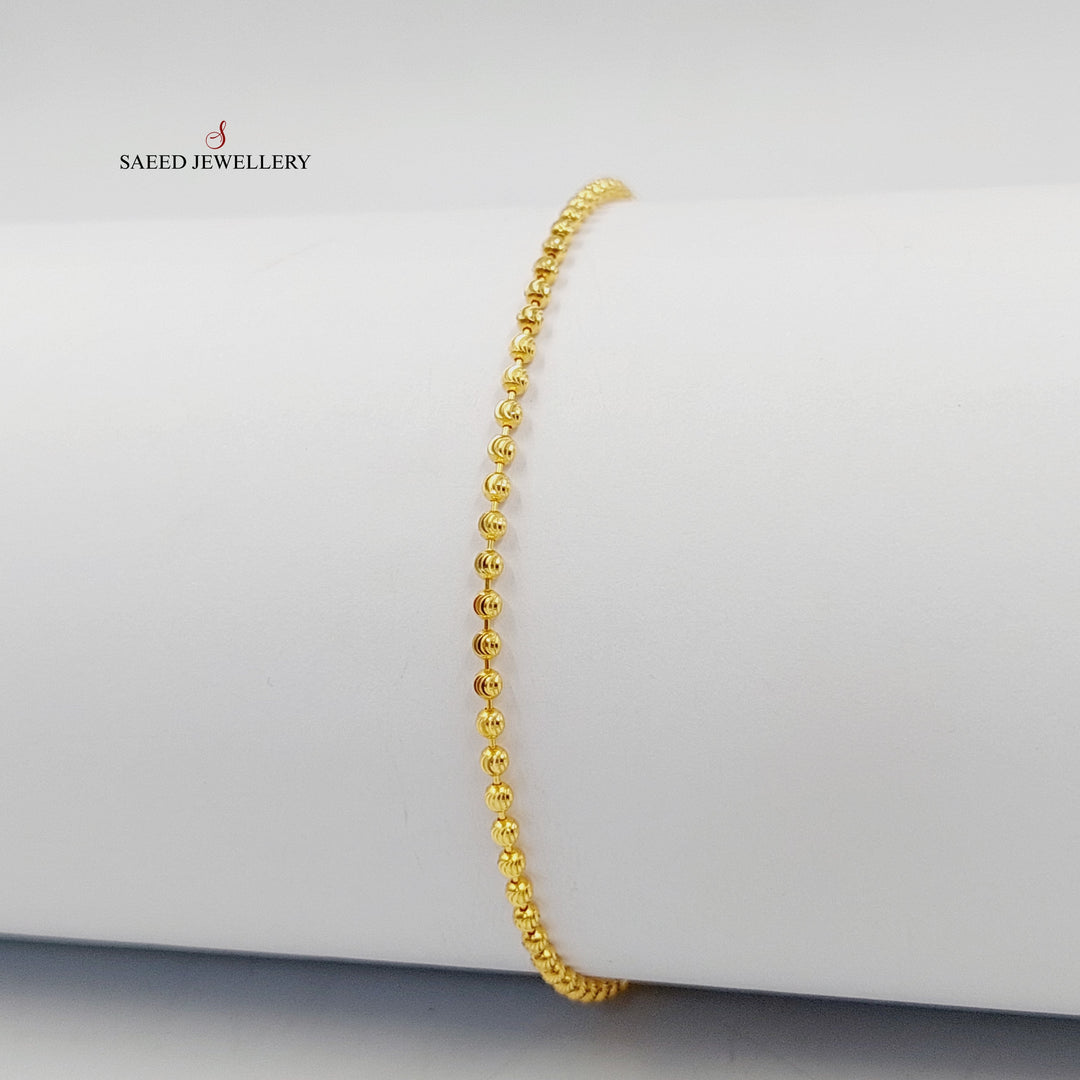 21K اسوارة طابات اكسترا-مجوهرات الشيخ سعيد-Saeed Jewelry 