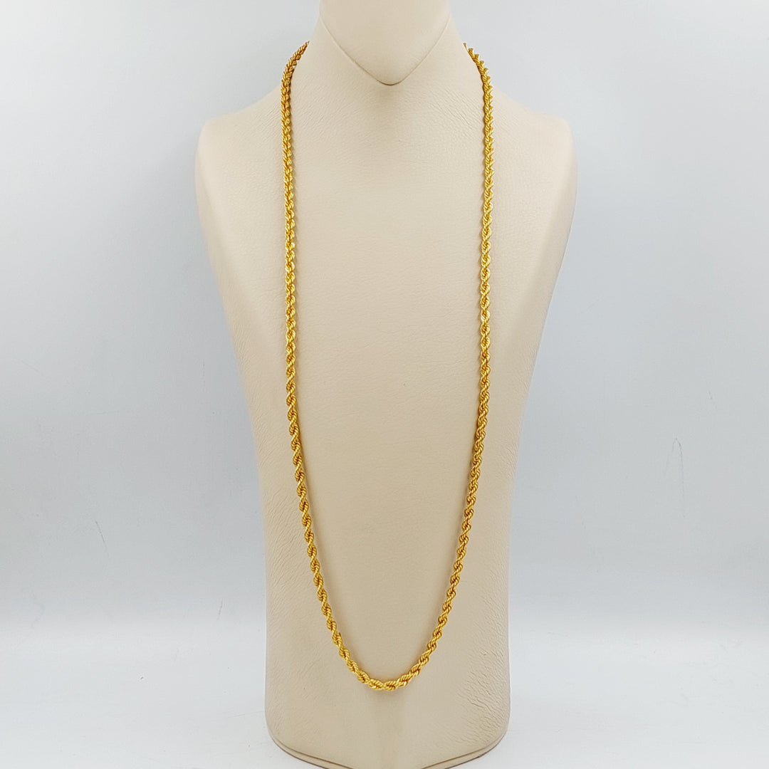 21K سنسال جدل 4mm-مجوهرات الشيخ سعيد-Saeed Jewelry 