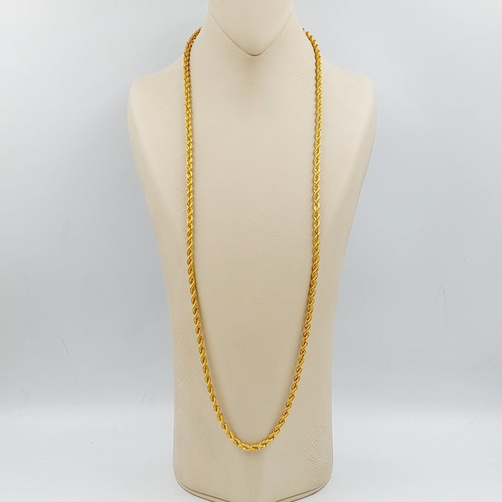 21K سنسال جدل 4mm-مجوهرات الشيخ سعيد-Saeed Jewelry 