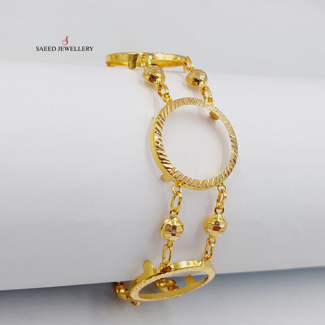 21K اسوارة برواز رشادي-مجوهرات الشيخ سعيد-Saeed Jewelry 