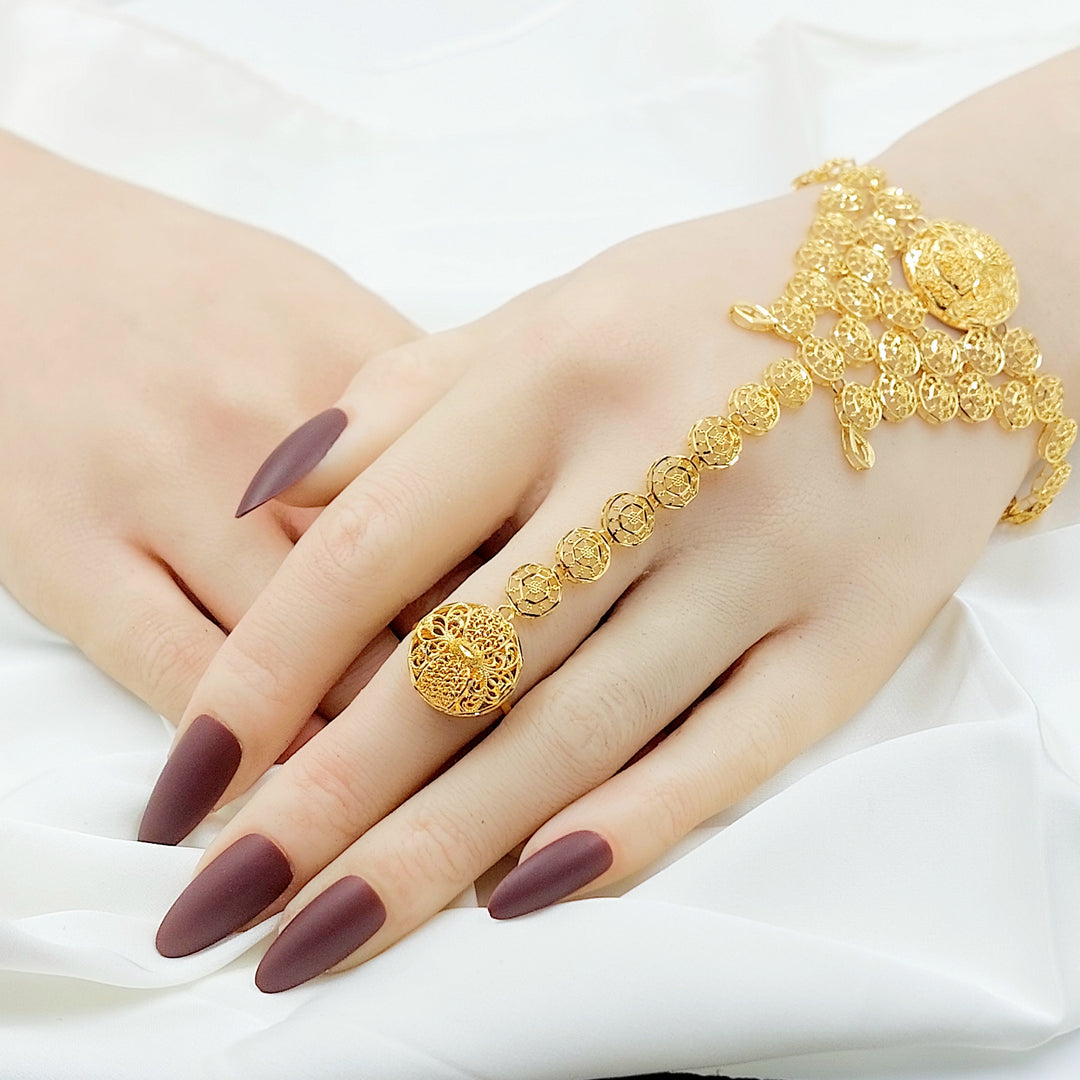 21K كف كويتي-مجوهرات الشيخ سعيد-Saeed Jewelry 