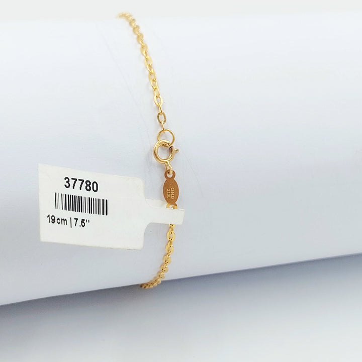 21K اسوارة طابات-مجوهرات الشيخ سعيد-Saeed Jewelry 