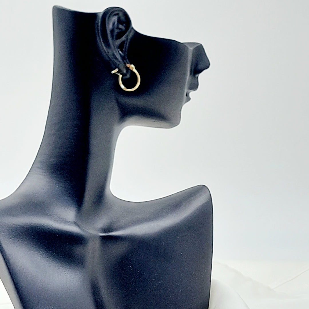18K حلق ذبلة اطفال-مجوهرات الشيخ سعيد-Saeed Jewelry 