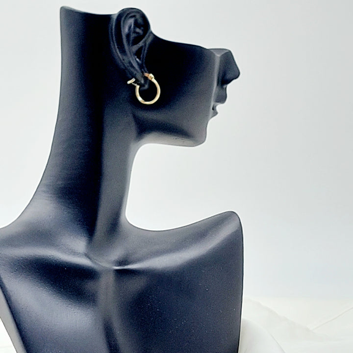 18K حلق ذبلة اطفال-مجوهرات الشيخ سعيد-Saeed Jewelry 