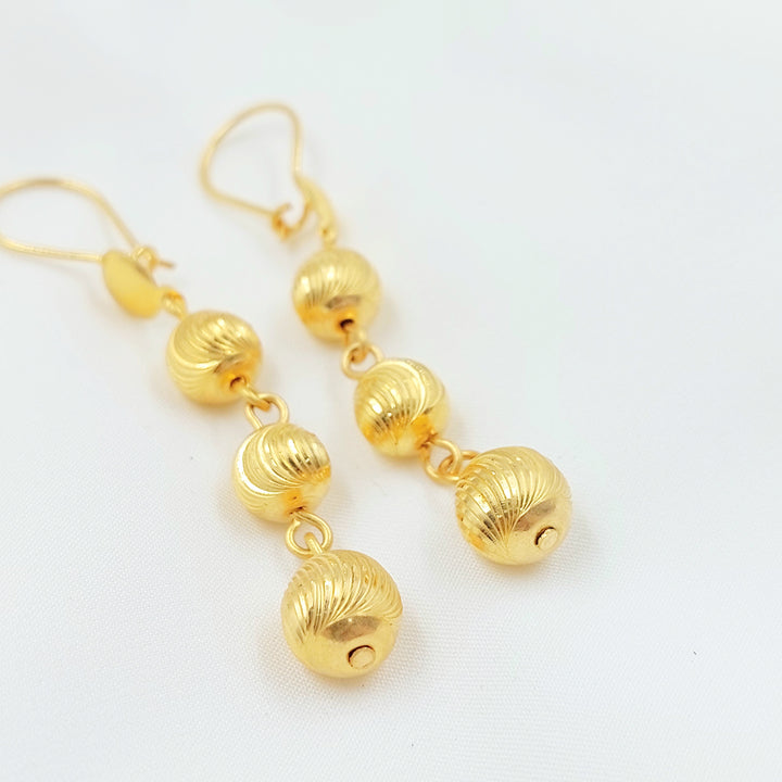 21K حلق مسبحة اكسترا-مجوهرات الشيخ سعيد-Saeed Jewelry 