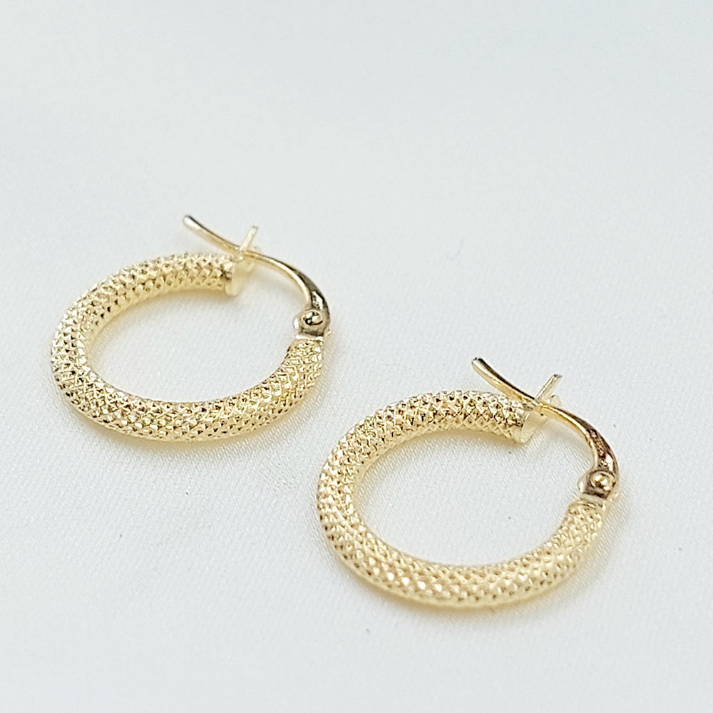 18K حلق ذبلة اكسترا-مجوهرات الشيخ سعيد-Saeed Jewelry 