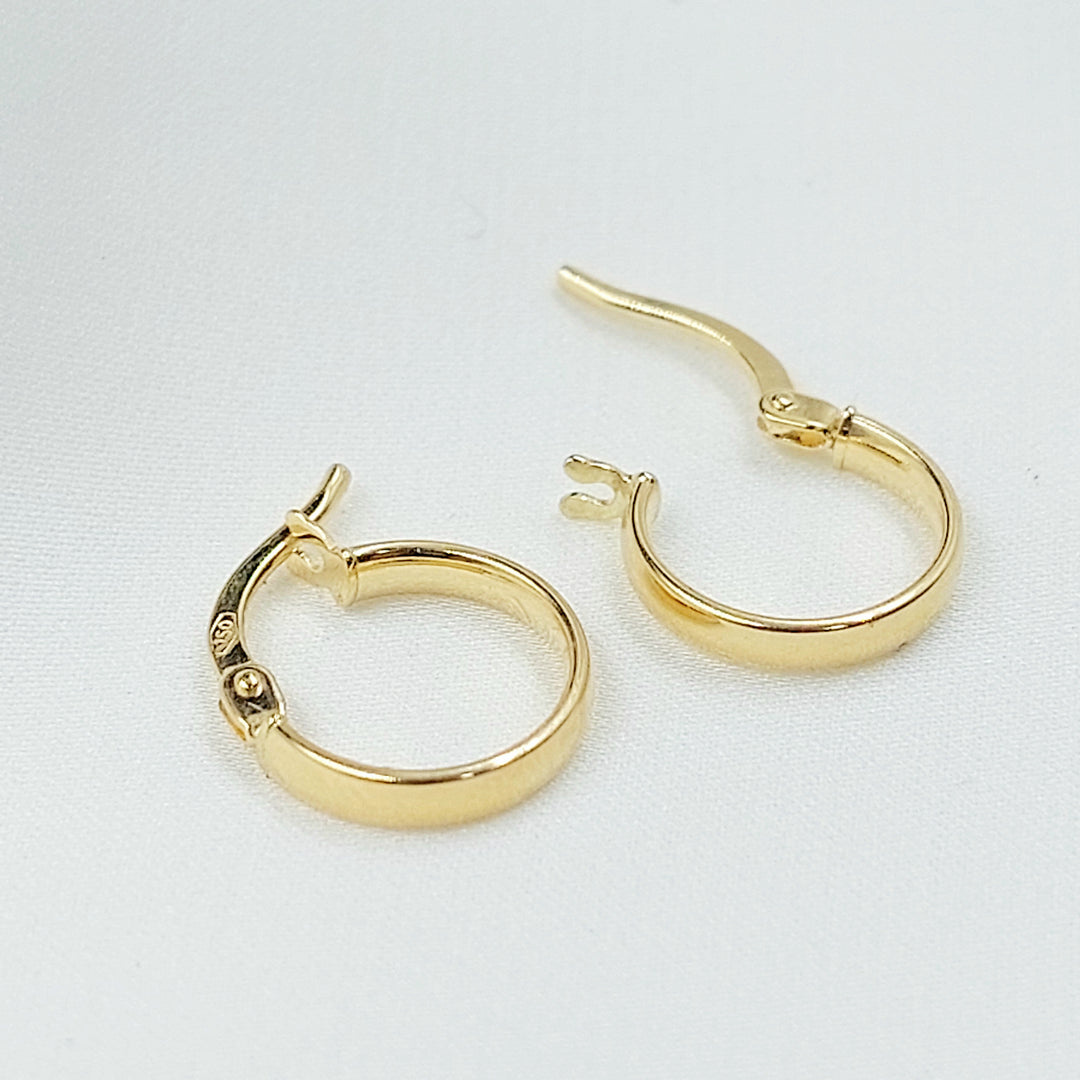 18K حلق ذبلة اطفال-مجوهرات الشيخ سعيد-Saeed Jewelry 