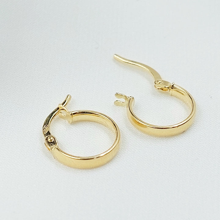 18K حلق ذبلة اطفال-مجوهرات الشيخ سعيد-Saeed Jewelry 