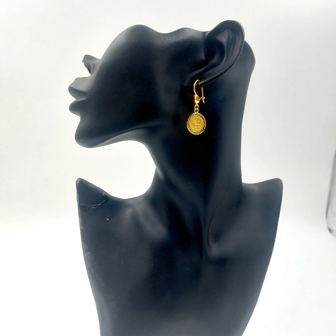 21K حلق رشادي مينا-مجوهرات الشيخ سعيد-Saeed Jewelry 