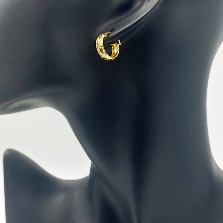 21K حلق ذبلة-مجوهرات الشيخ سعيد-Saeed Jewelry 