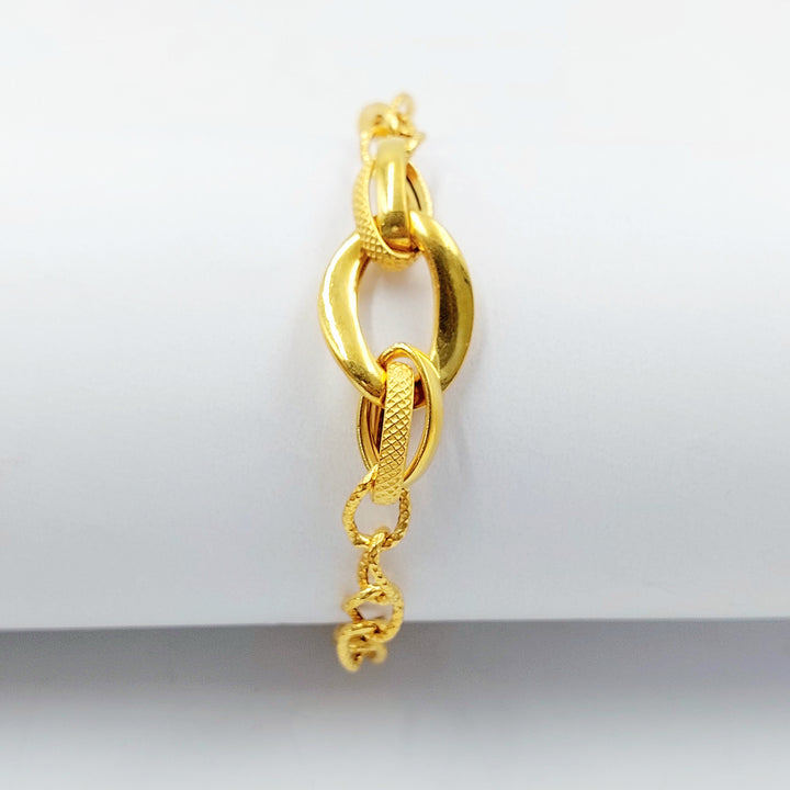 21K اسوارة جنزير اكسترا-مجوهرات الشيخ سعيد-Saeed Jewelry 