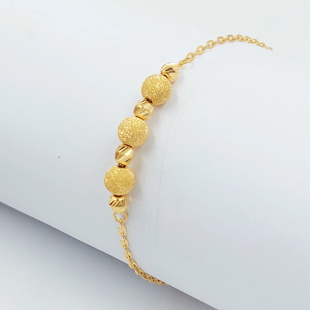 21K اسوارة طابات-مجوهرات الشيخ سعيد-Saeed Jewelry 