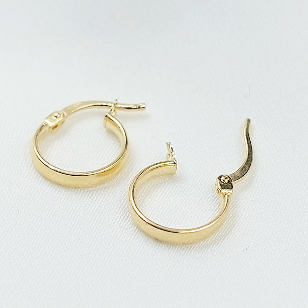 18K حلق ذبلة اطفال-مجوهرات الشيخ سعيد-Saeed Jewelry 