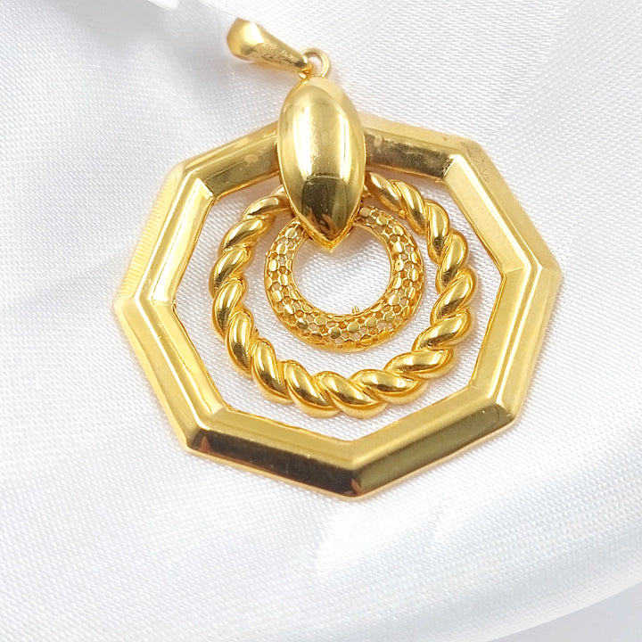 21K تعليقة سداسي اكسترا-مجوهرات الشيخ سعيد-Saeed Jewelry 