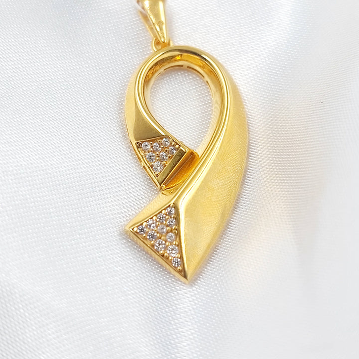 21K تعليقة اكسترا مرصع-مجوهرات الشيخ سعيد-Saeed Jewelry 