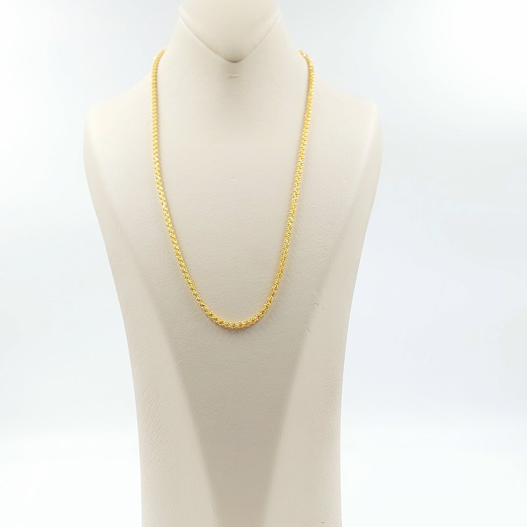 21K سنسال فانسي 4mm-مجوهرات الشيخ سعيد-Saeed Jewelry 