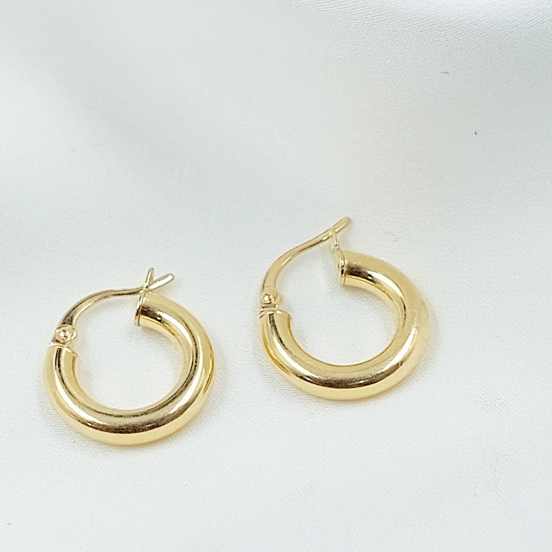 18K حلق ذبلة رشادي-مجوهرات الشيخ سعيد-Saeed Jewelry 
