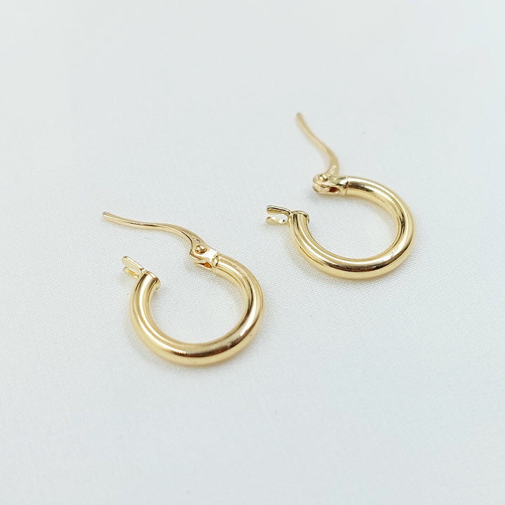 18K حلق ذبلة اطفال-مجوهرات الشيخ سعيد-Saeed Jewelry 
