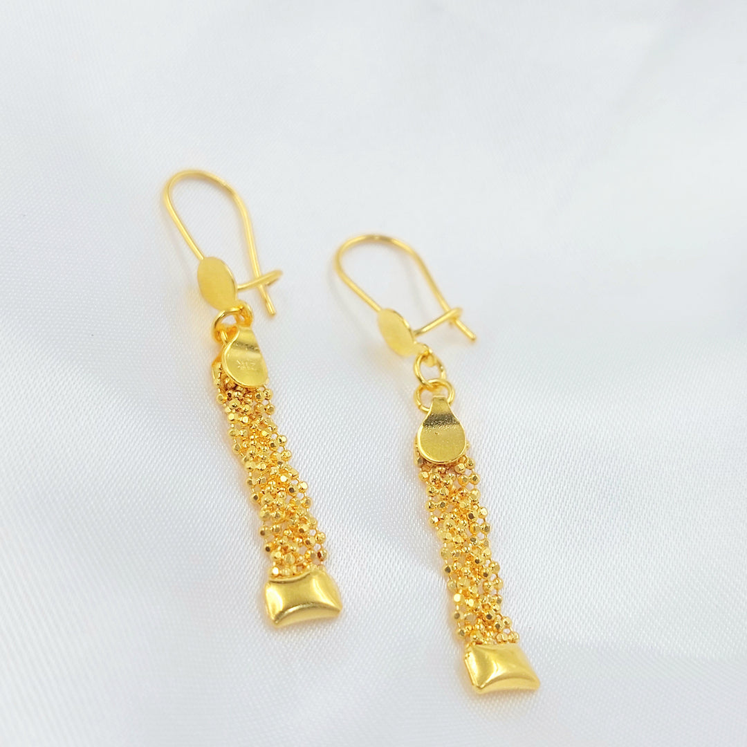 21K حلق فانسي اكسترا-مجوهرات الشيخ سعيد-Saeed Jewelry 