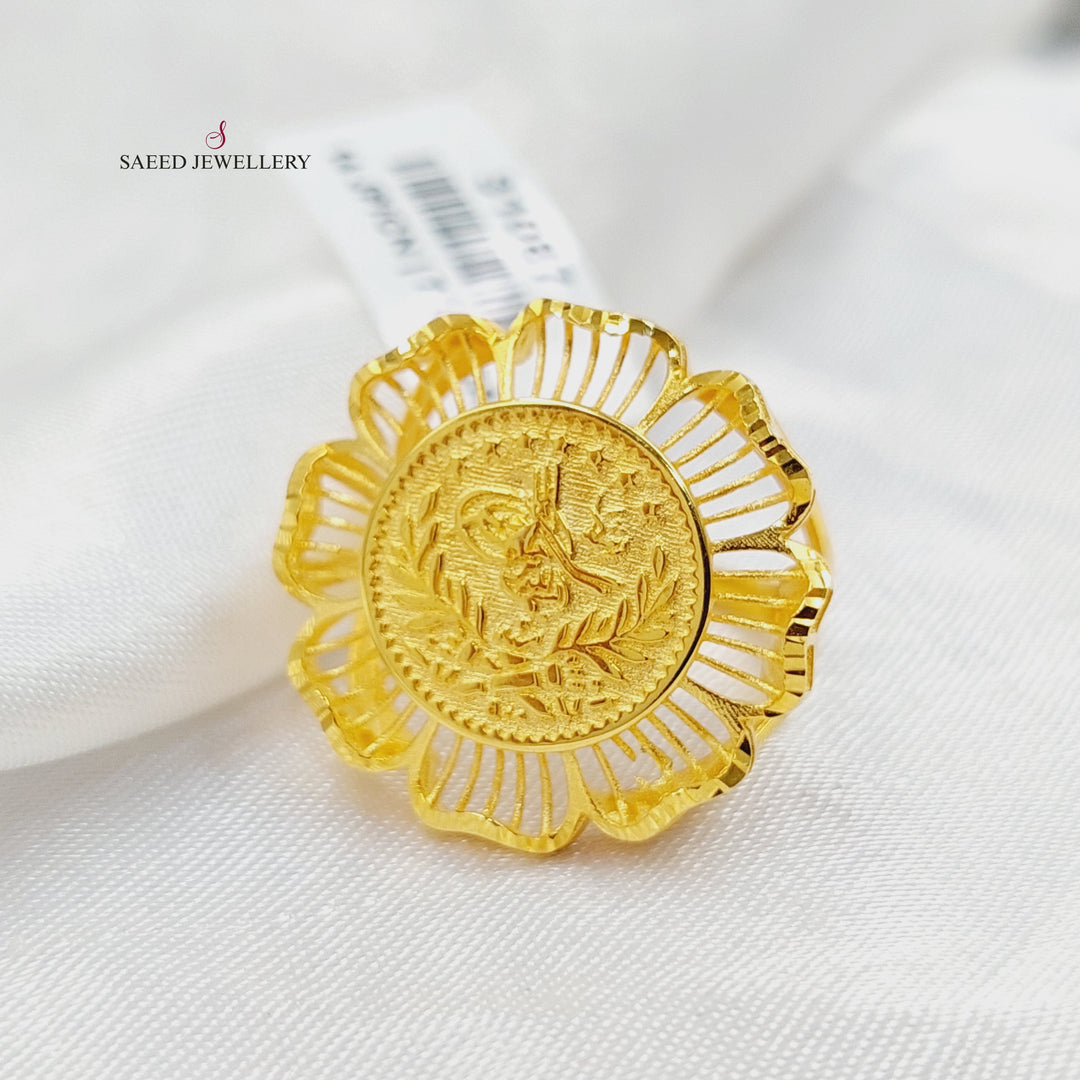Rashadi Ring  Made of 21K Yellow Gold by Saeed Jewelry-31087