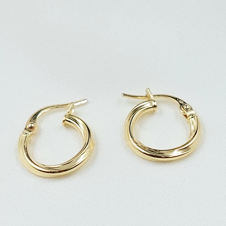 18K حلق ذبلة اطفال-مجوهرات الشيخ سعيد-Saeed Jewelry 