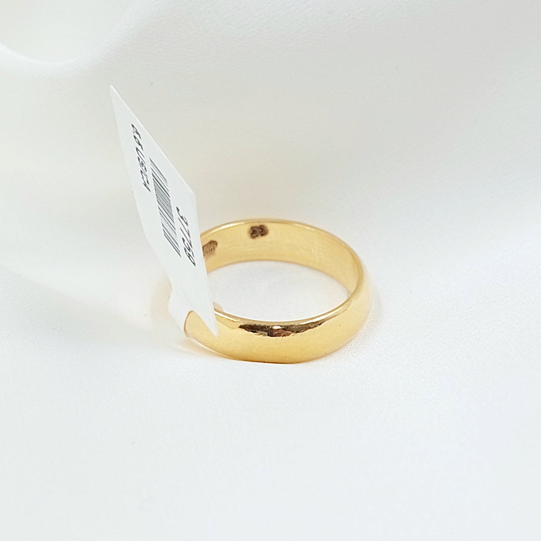 21K ذبلة سادة رفيع-مجوهرات الشيخ سعيد-Saeed Jewelry 