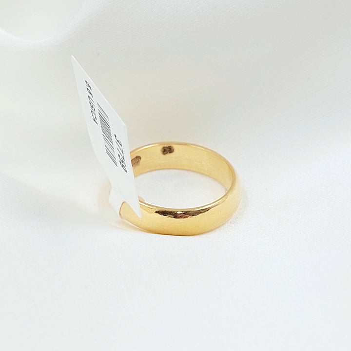 21K ذبلة سادة رفيع-مجوهرات الشيخ سعيد-Saeed Jewelry 