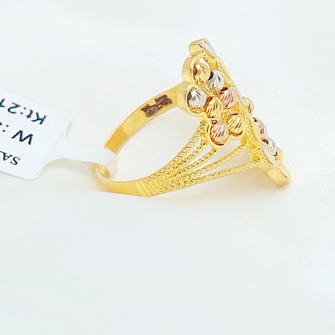 21K خاتم اكسترا اكسترا-مجوهرات الشيخ سعيد-Saeed Jewelry 