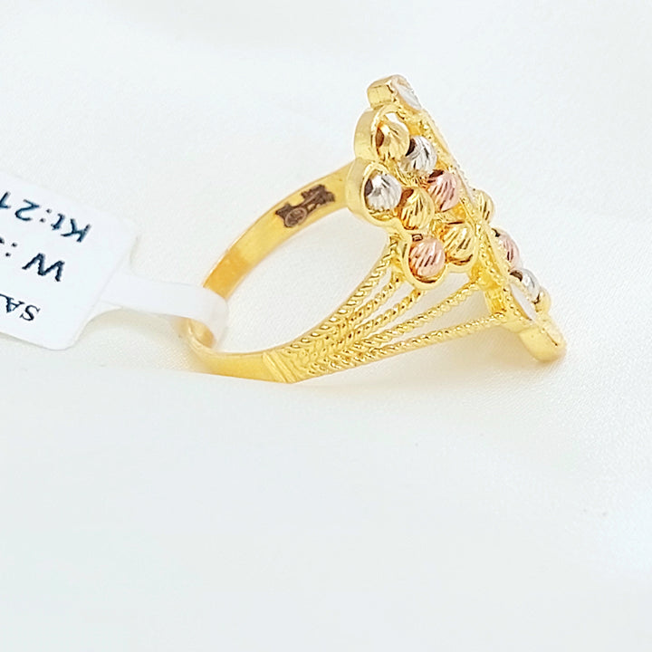21K خاتم اكسترا اكسترا-مجوهرات الشيخ سعيد-Saeed Jewelry 
