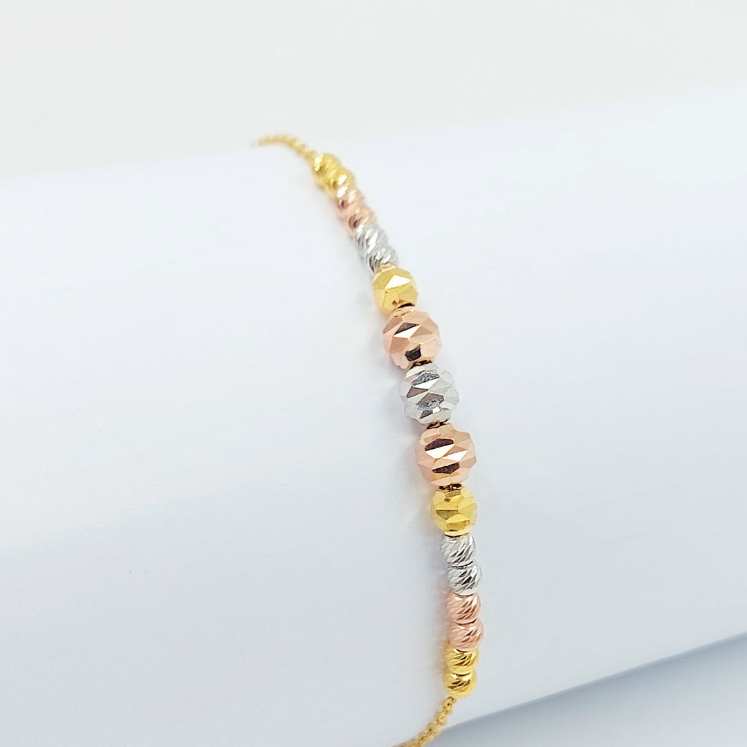 21K اسوارة طابات اكسترا-مجوهرات الشيخ سعيد-Saeed Jewelry 