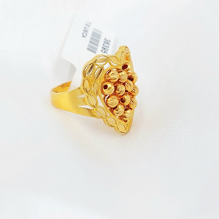 21K خاتم قلب اكسترا-مجوهرات الشيخ سعيد-Saeed Jewelry 