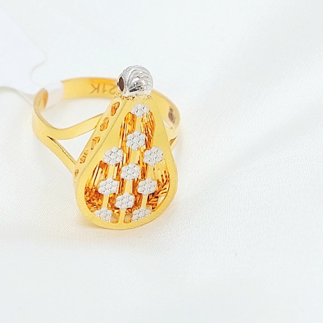 21K خاتم اكسترا-مجوهرات الشيخ سعيد-Saeed Jewelry 