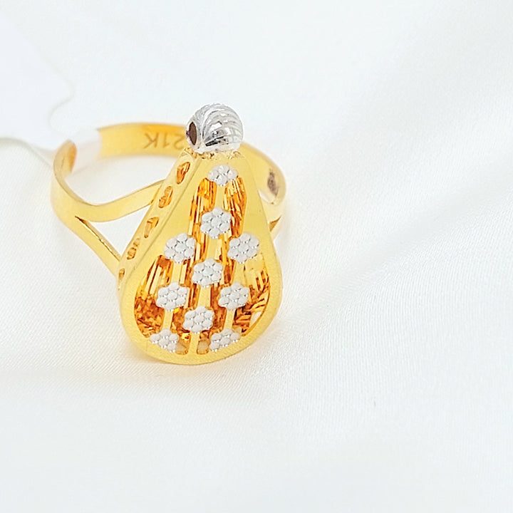 21K خاتم اكسترا-مجوهرات الشيخ سعيد-Saeed Jewelry 