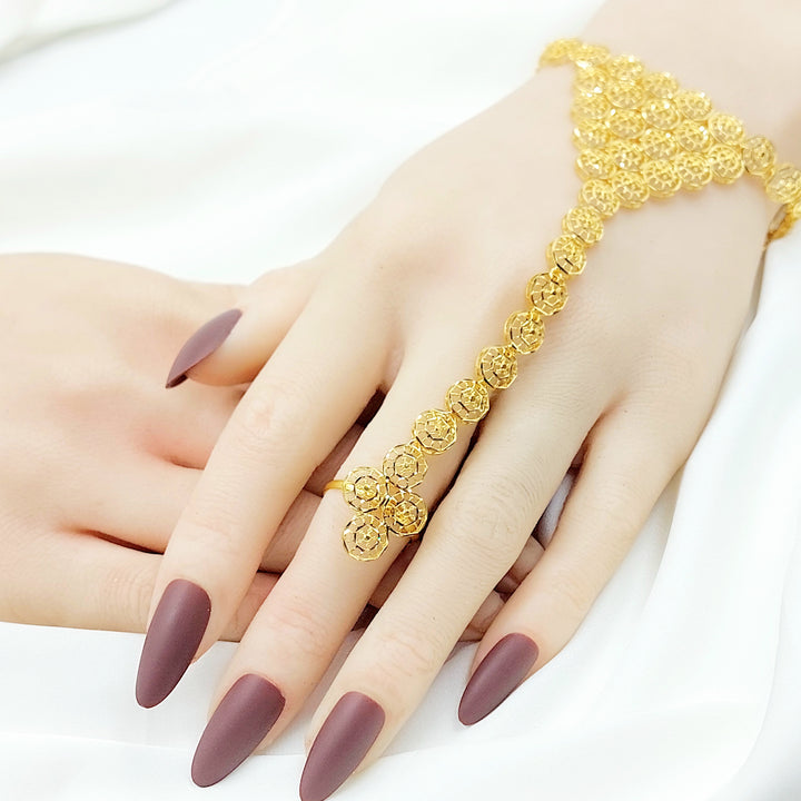 21K كف كويتي-مجوهرات الشيخ سعيد-Saeed Jewelry 
