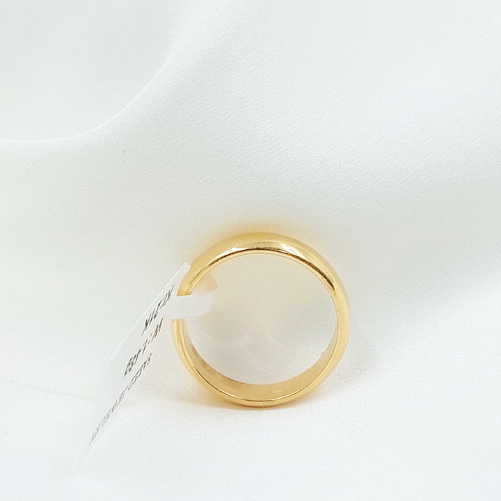 21K ذبلة سادة رفيع-مجوهرات الشيخ سعيد-Saeed Jewelry 