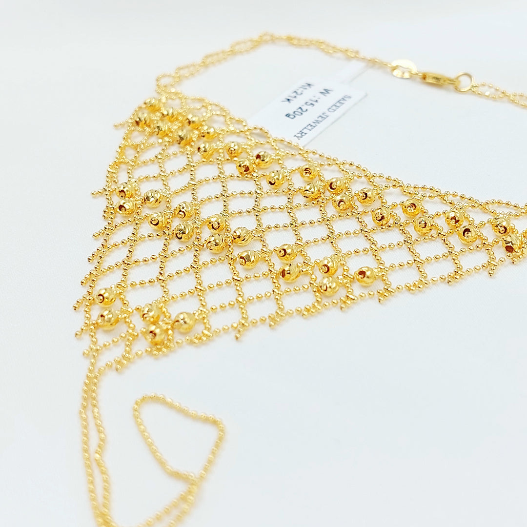 21K كف طابات اكسترا-مجوهرات الشيخ سعيد-Saeed Jewelry 