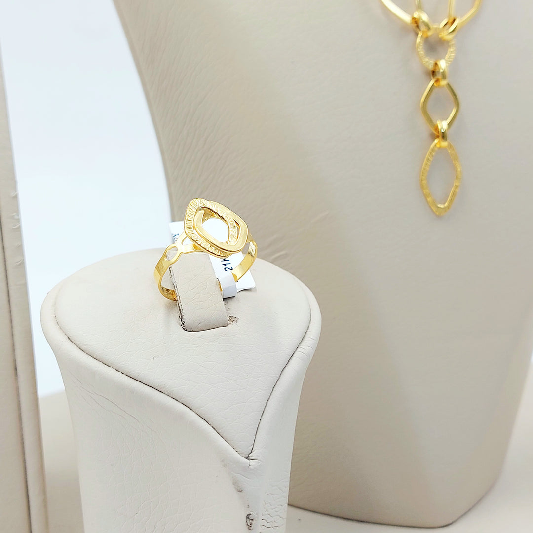 21K طقم جنزير-مجوهرات الشيخ سعيد-Saeed Jewelry 