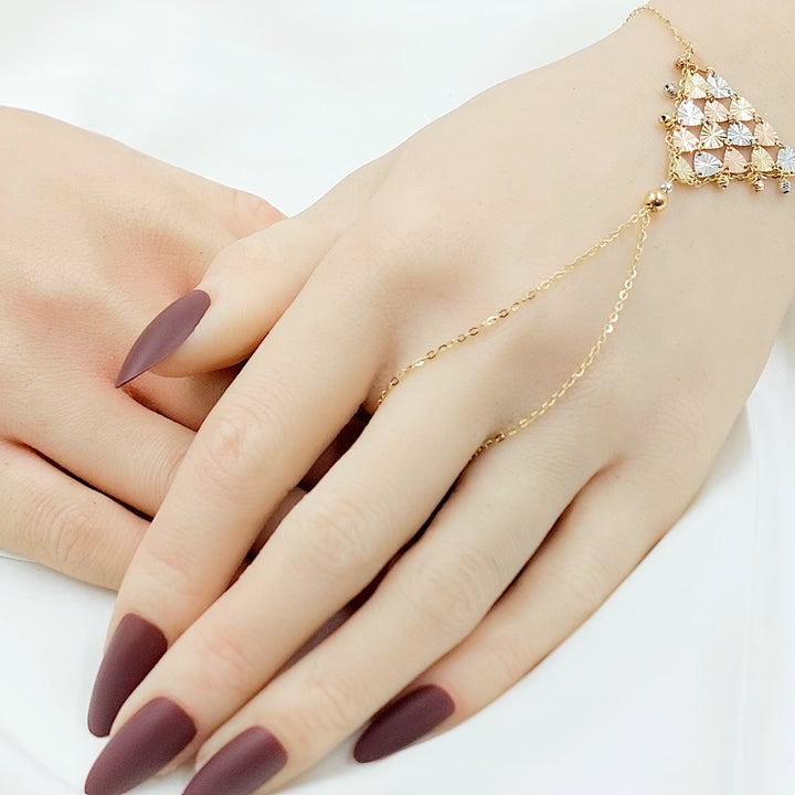 18K كف اكسترا ناعم-مجوهرات الشيخ سعيد-Saeed Jewelry 