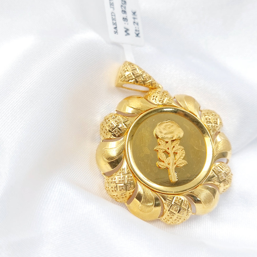 21K تعليقة اونصه نقش-مجوهرات الشيخ سعيد-Saeed Jewelry 