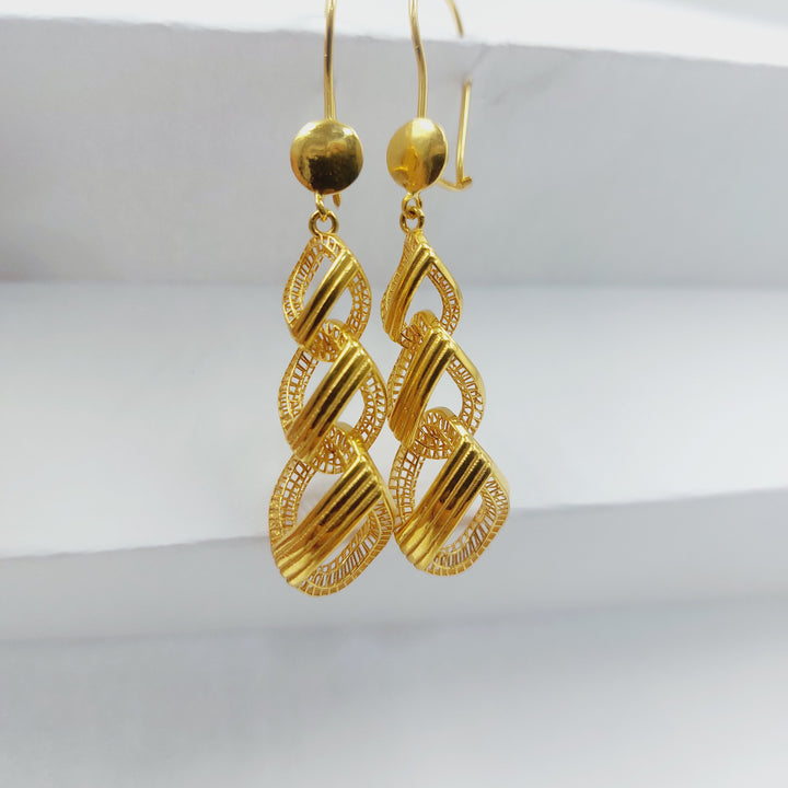 21K حلق شنكل اكسترا-مجوهرات الشيخ سعيد-Saeed Jewelry 